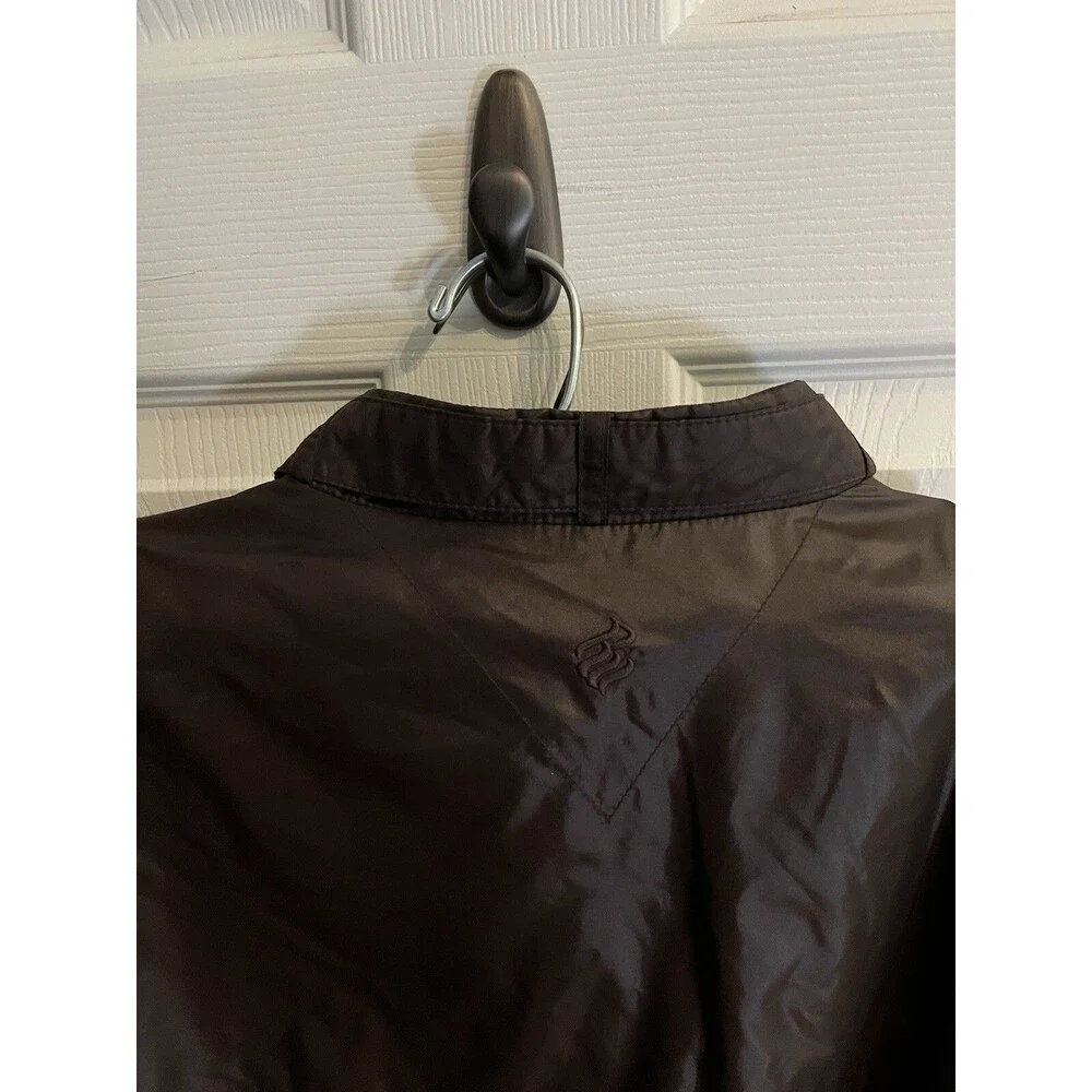 Rocawear Men’s Windbreaker Jacket Brown Nylon Full-Zip 3XL - Light Outerwear